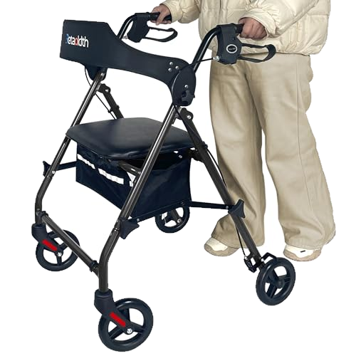 Retaoldth Rollator Walkers for Seniors with Seat